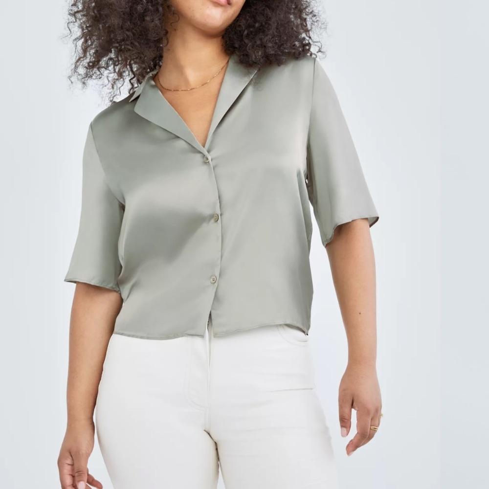 Aritzia Wilfred Beso Buttonup - Black